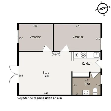 Velplejet Raekkehus Ved Vesterhavet Sj496 Apartment *
